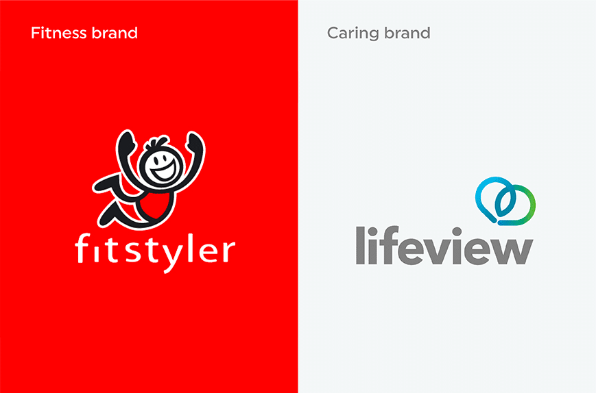Branding color fitstyler and lifeview