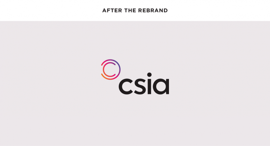 After the rebrand CSIA-brand identity